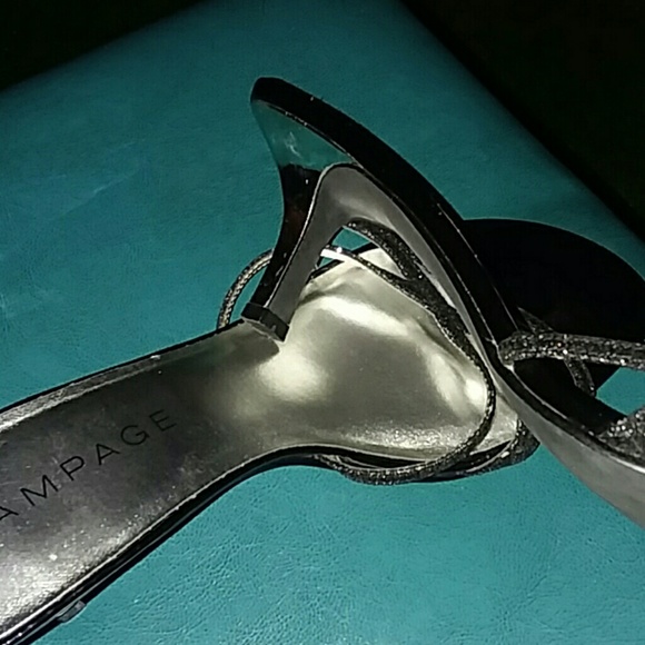 AUTH RAMPAGE FRANKIE 9 HEALS*AS 10*BLK SPARKLE* - Picture 7 of 8